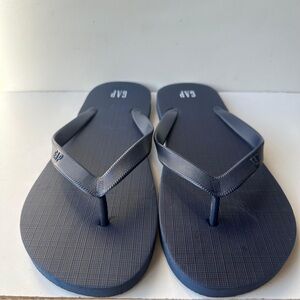 GAP Men's Flip Flops Navy Blue Classic Rubber Thong Sandals Beach Pool Sz 10